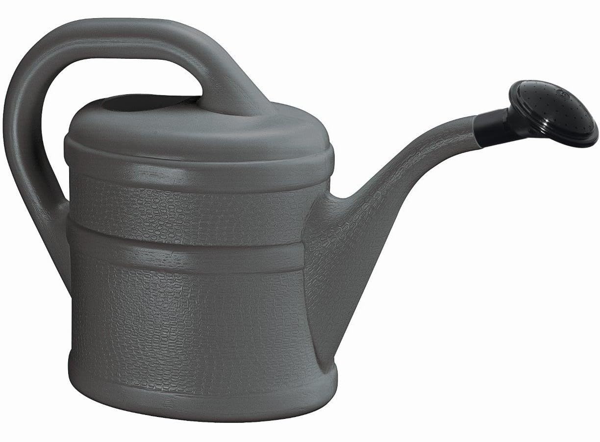 Watering Can 2 L Anthracite Plastic Flower Pot