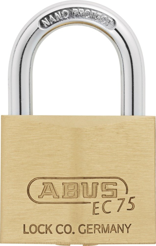 ABUS 26421 Brass Padlock with 7561 Reversible Alike Keyed