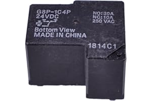 IEQFUE SPDT 250VAC 24VDC 20A Fully-Sealed PCB Relay G8P-1C4P-DC24 General Relay Compatible with PC Board or Panel-Mounted