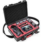 XYYORITRIX Mavic 4 Pro Hard Case Compatible with DJI Mavic 4 Pro,Waterproof Pressure Resistant Carrying Case,Compatible DJI RC2/RC Pro2 Controller (With Shoulder Strap)