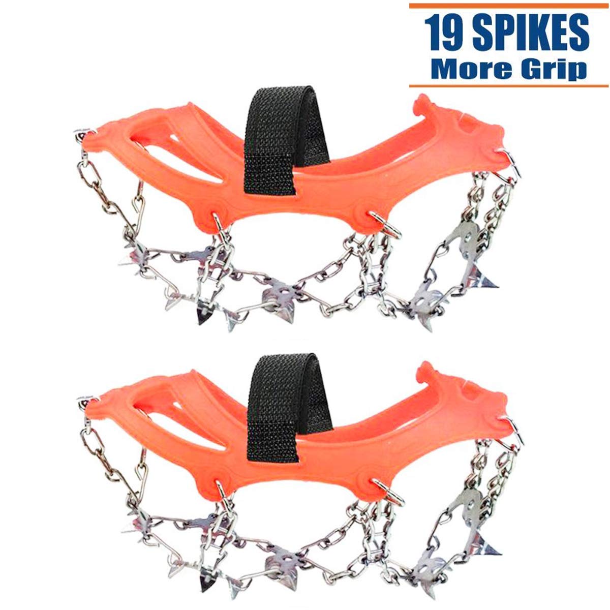 Ramponi Da Ghiaccio In Acciaio Inox - 19 Denti, Per Escursioni Neve E Ghiaccio