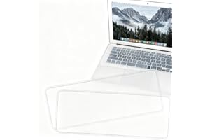 BOROLA 2PCS Ultra-Thin Keyboard Protector for 12"-14" Laptop, Silicone Waterproof Keyboard Cover Skin Clear Universal Fit for