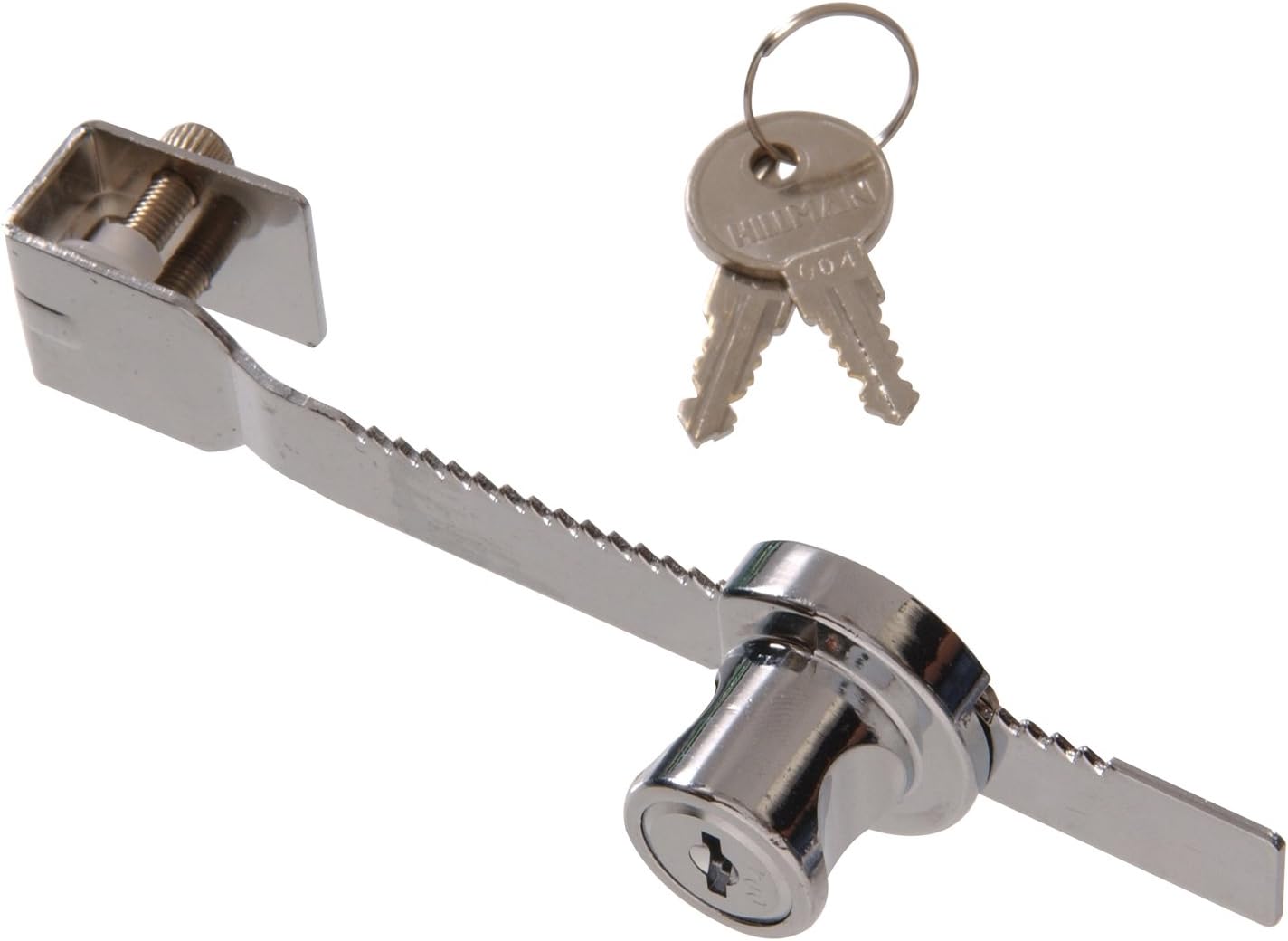 The Hillman Group 852232 Keyed Door Chain Lock 1Pack by The Hillman