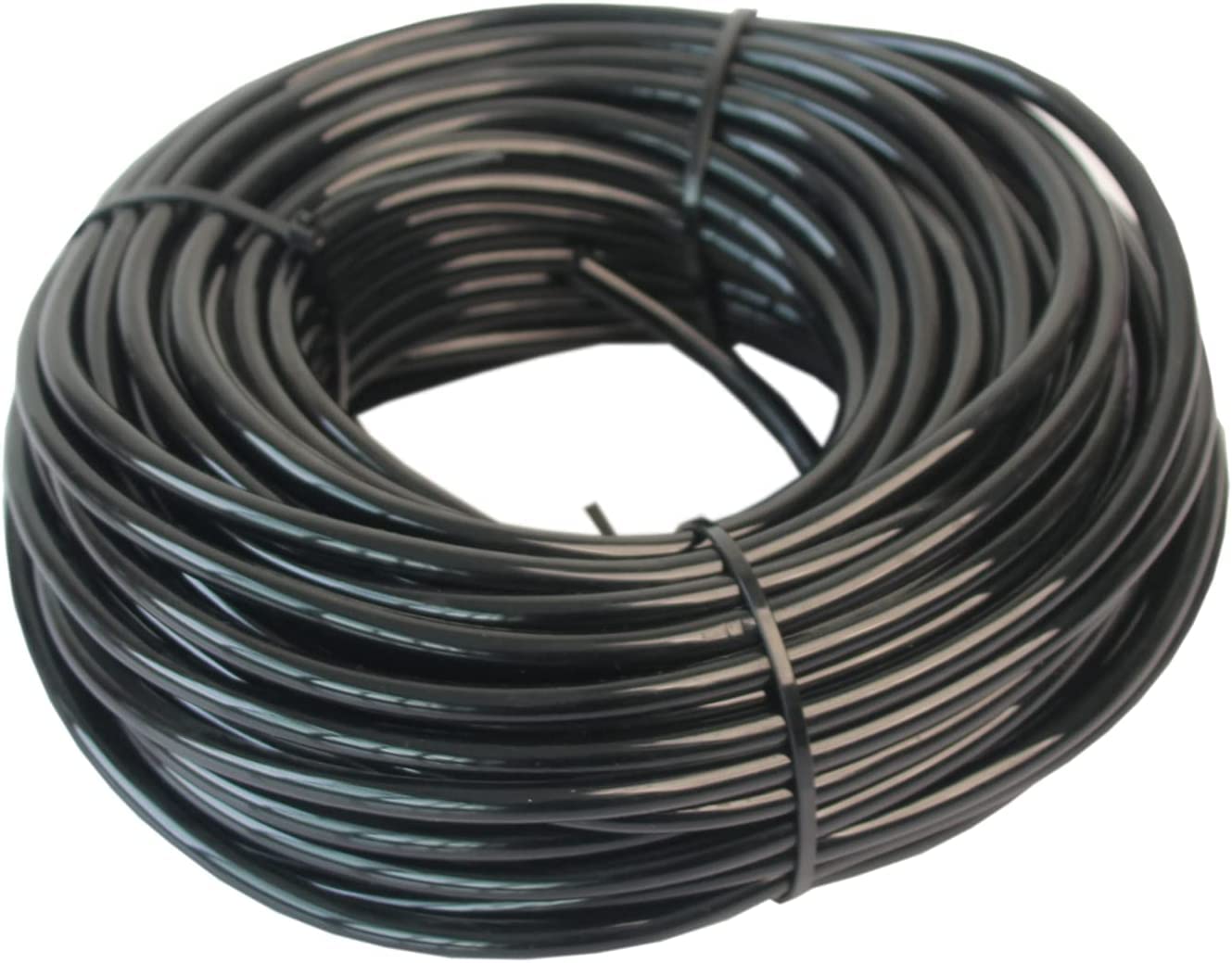 Hydrogarden Micro Irrigation Tube,Drip Irrigation Line, 20 Meter Watering Tubing Hose, I.D 4mm/O.D 7mm Black Supply Pipe for Garden Irrigation System