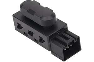 Vurkcy 6 Way Driver/Passenger Side Power Seat Adjustment Switch Fit for Ford, Lincoln, Mercury 2005-2016, W/Knob Cover, Repla