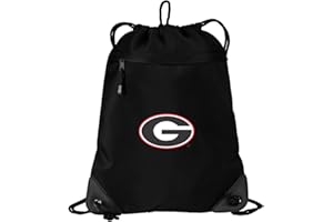 BROAD BAY Georgia Bulldogs Drawstring Bag University of Georgia Cinch Pack Backpack UNIQUE MESH & MICROFIBER