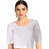 Chandrakala Readymade Blouses for Women Sarees,Stretchable(B202-P)