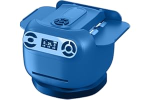 ECHTUR 2025 Automatic Card Shuffler and Dealer Machine, 2-in-1 360°Rotating Card Dealer and Shuffler Machine, Super Quiet, Safer, Various Card Games for Home and Club-Blue