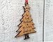 Newlywed Christmas Ornament Lovebirds Personalized Heart Tree Trunk Design Mr Mrs Wedding Date Name Engraved Couples Our First for Him Her Engagement Together (Tree)