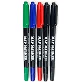 Lifefficient Products Map Markers - Dual Tip, Pack of 5