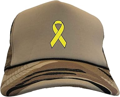 yellow camo hat