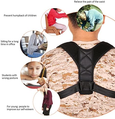 FDA Approved - Posture Corrector & Back and Shoulder Support Brace for Men & Women