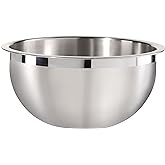 Oggi 8-Quart Two-Tone Stainless Steel Mixing Bowl, Great for Mixing, Making Dough, Dressing Salads, Mixing Eggs, Washing Vegetables