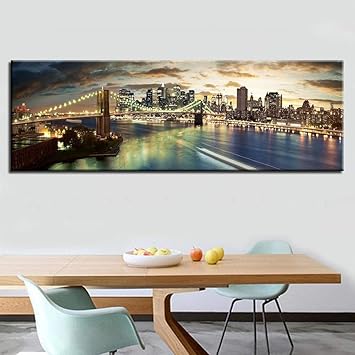 Arte De La Pared De La Lona Los Lienzos Sin Bastidor Modular Colgar Cuadros 1 Pcs