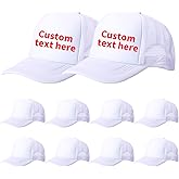 TZYZZQH 10 Pack of Blank Trucker Hat Bulk Men and Women Hats Bulk DIY Graffiti Mesh Hat Hot Stamping Hats