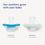 MAM Comfort Soothers 0-3 Months Pack of 2 with Sterilising Case Blue Cream view 6