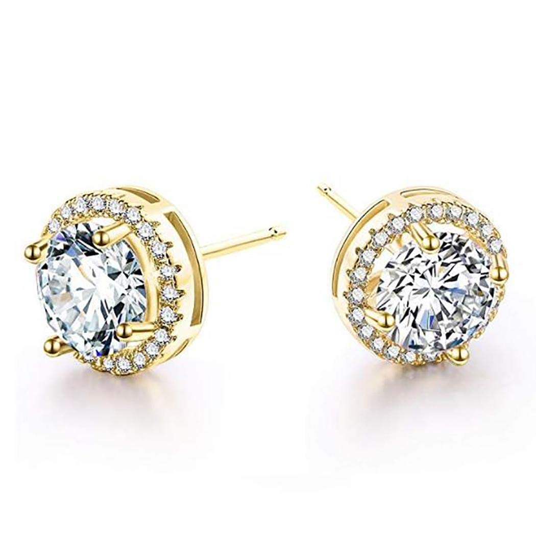 UpBeauty Women Fashion Trendy Style Rhinestone Stud Earring Jewelry Gift Stud