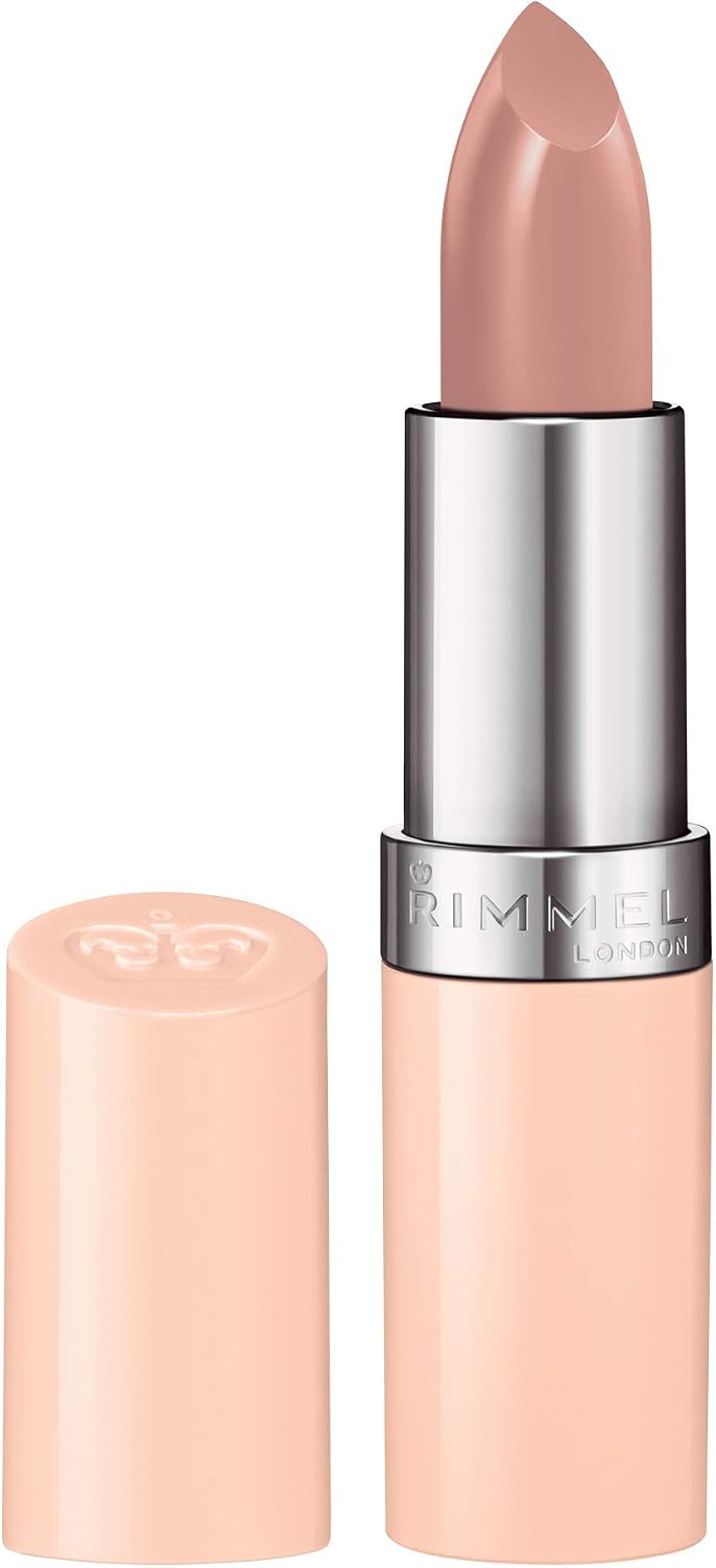 Rimmel London Lasting Finish Lipstick Nude Collection, 45 Rose Nude, 4g, Packaging May Vary