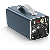 Powdeom 150W Portable Power Station, 42000mAh/155Wh Power Bank with AC Outlet, Dual Way 65W PD/USB-C Port, Laptop Charger for