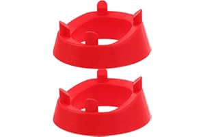 BESTYASH Football Kicking Tee with 2pcs Ball Holder Base 4.5 Inch Sport Stand for Soccer Rugby Display and