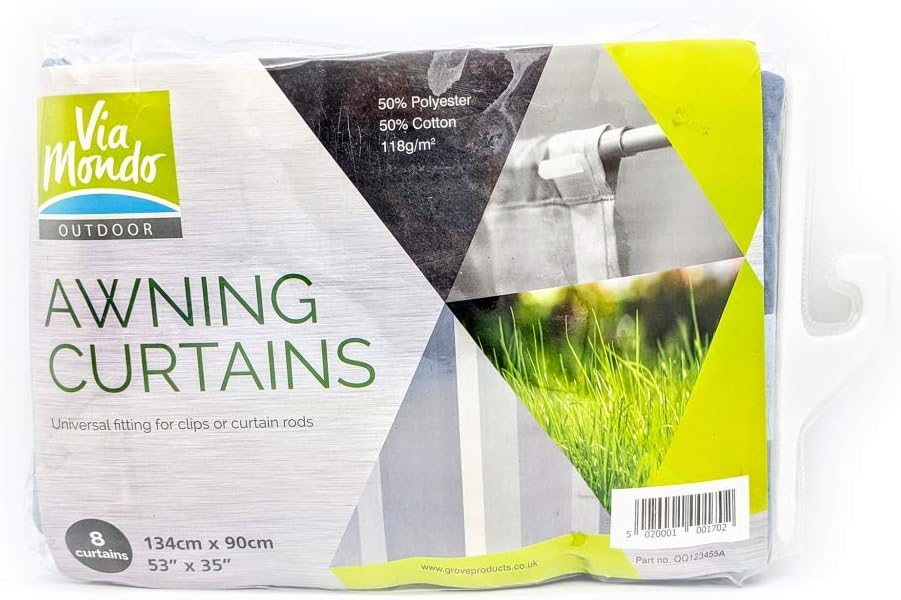 Awning Curtains 134 X 90 8 Amazon Co Uk Car Motorbike