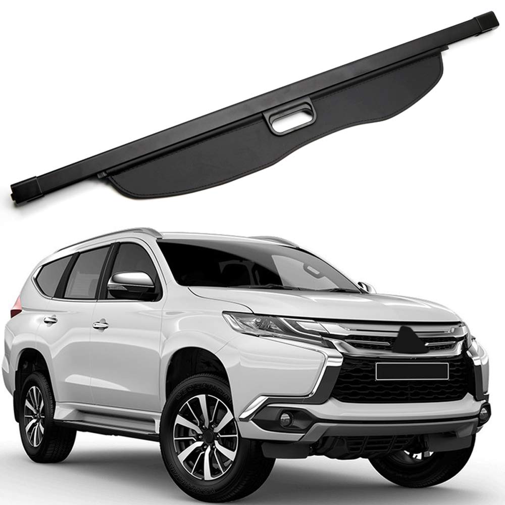 Black SUV Retractable Rear Trunk Cargo Cover Luggage Security Shade For