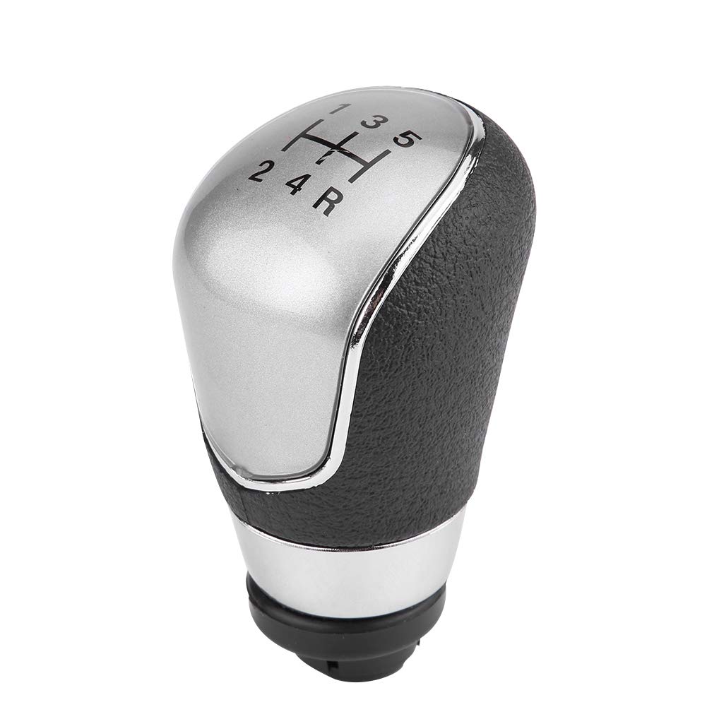 Qiilu Gear Knob, Car Manual 5 Speed Gear Lever Knob Head for Focus Fiesta M-K7 2008-2013
