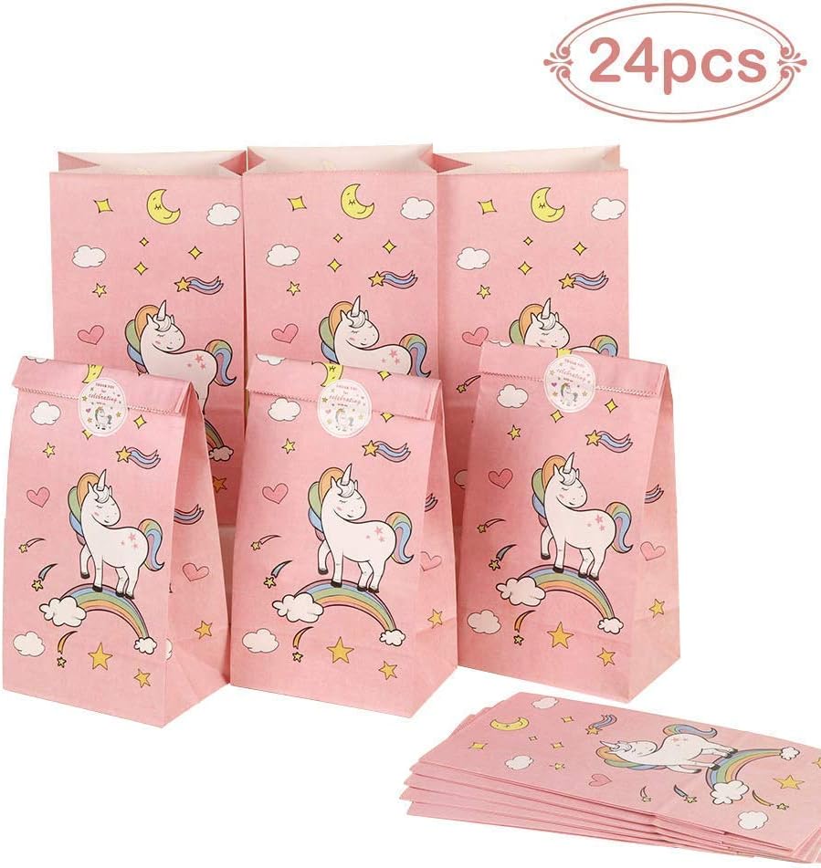 Loisirs Creatifs Tumao 24pcs Blanc Sac En Papier Kraft Licorne Sac De Bonbons Anniversaire Boite Cadeau Gateau Chocolat Pudding Cuisine Maison Lemoncitylive Com