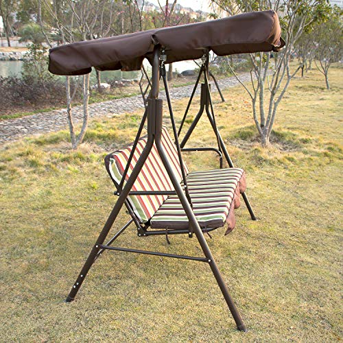 Bestmart INC Outdoor Garden Yard Patio Streamer Seat Relaxer Balcony Canopy Porch Swing Glider Hammock