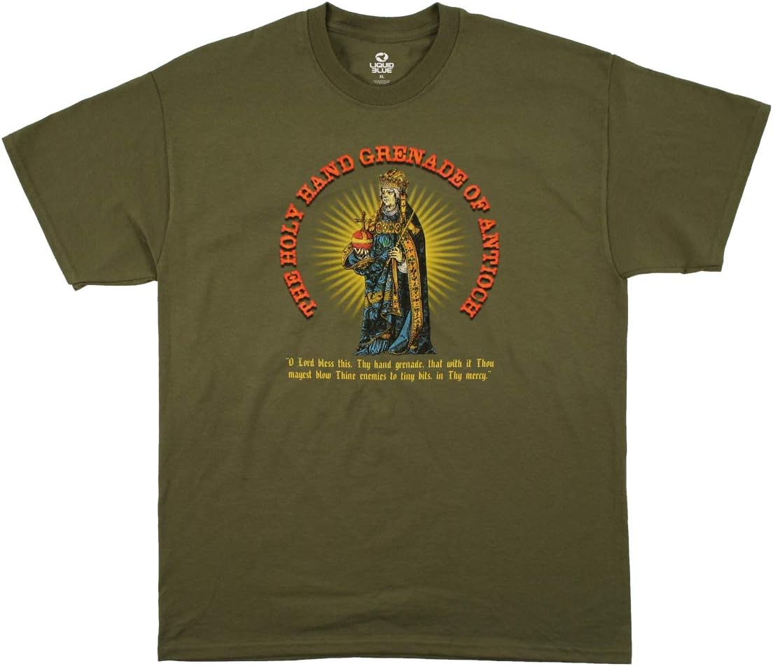 Monty Python and The Holy Grail Holy Hand Grenade of Antioch Mens T-Shirt