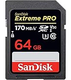 SanDisk 128GB Extreme PRO SDXC UHS-I Card - C10, U3, V30, 4K UHD