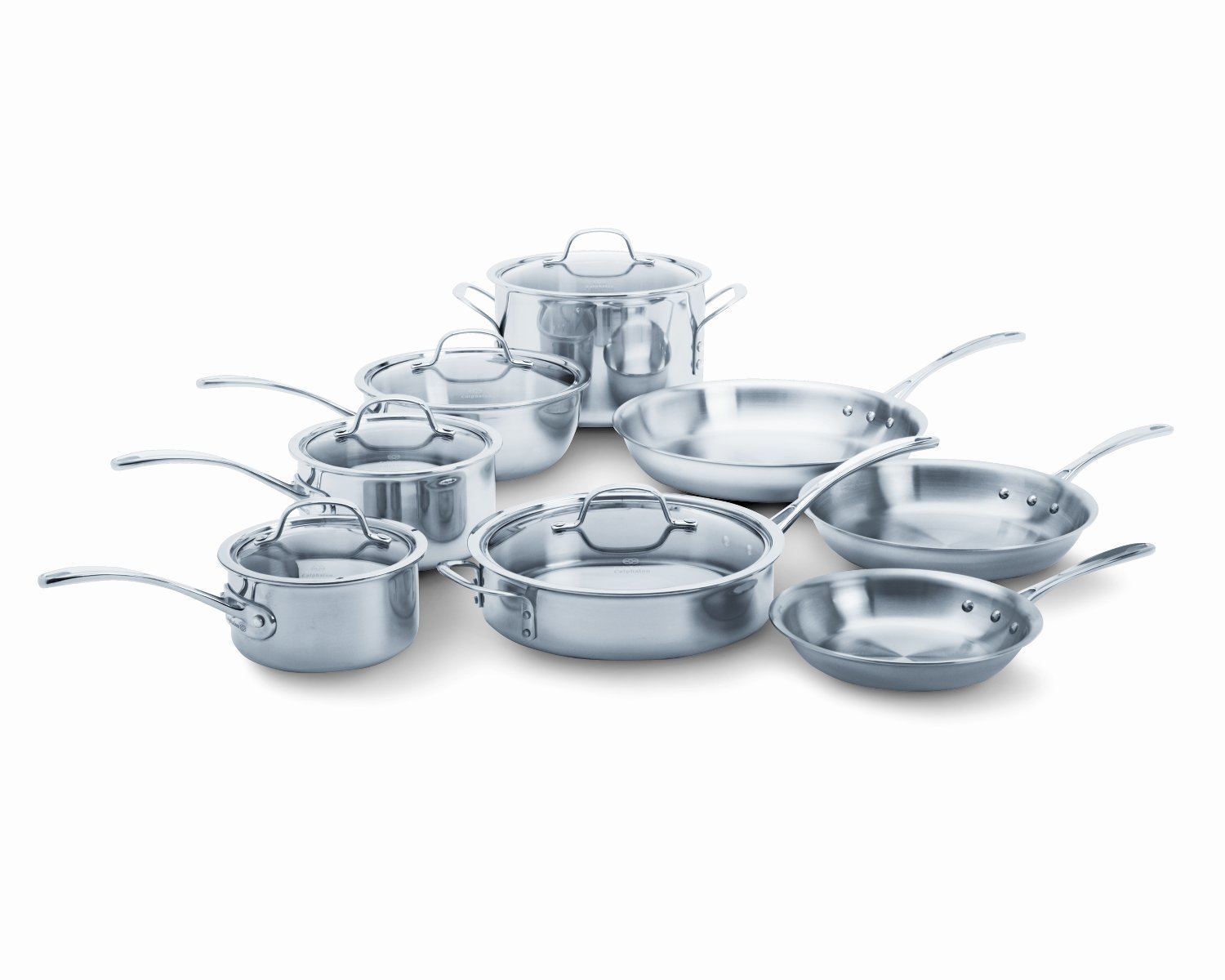 Calphalon Tri-Ply Stainless Steel 13-Piece Cookware Set