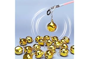 10PCS Fishing Bells - Quick-Draw Clip-on Rod Bite Alerts for Night & Day Fishing
