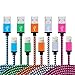 iPhone Cable,5Pack 3FT Charging Cord - Nylon Braided USB Lightning Charger for iPhone 7,SE,5,5s,6,6s,6 Plus,iPad