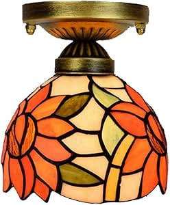 TTFFTT Semi-Montaje al RAS de Techo de Techo luz E27 del Estilo de