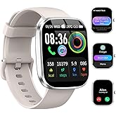 uaue AI Smart Watch with ChatGPT, 1.91" Bluetooth Calling Smartwatch for Men Women, 110+ Fitness Modes Activity Tracker, Sleep/Heart Rate/Calorie Monitor, IP68 Waterproof Step Counter for Android iOS