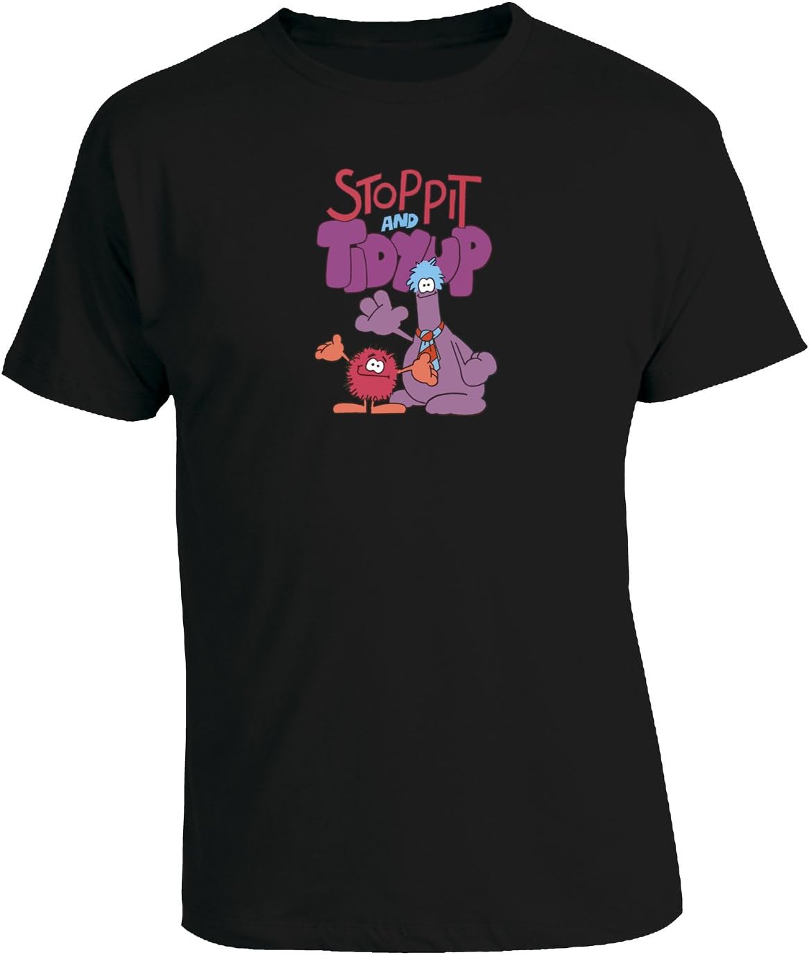 ClassicRetro Stoppit and Tidyup Cartoon Mens T-Shirt