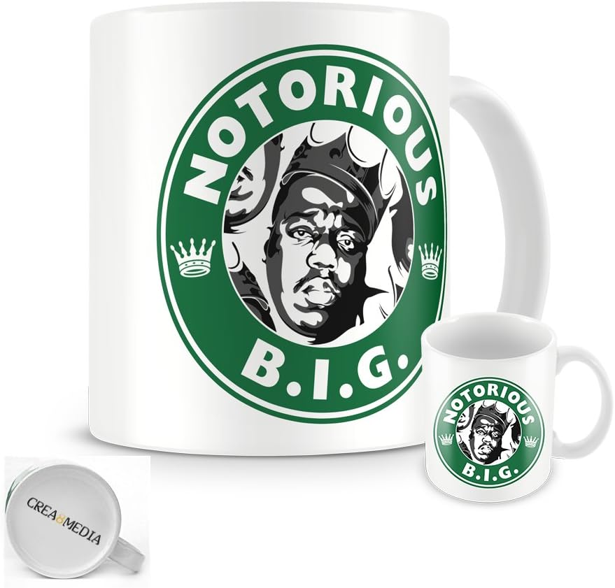 Notorious BIG Biggie Smalls Mug - Starbucks - Coffee - Album