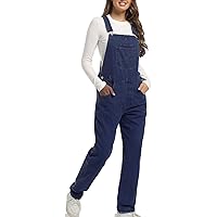 Amazon.com: Mars Guard Jean Bib Overalls for Women Denim Baggy
