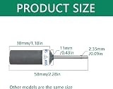 JingxuanCB 10Pcs Oxide Sanding Drums Polished Smooth Drill Mandrel Spindle for view 2