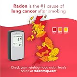 Airthings Corentium Home Radon Detector 224 Battery Operated Intl Version view 4