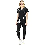 READY SET SCRUBS - Black Scrubs for Women Set