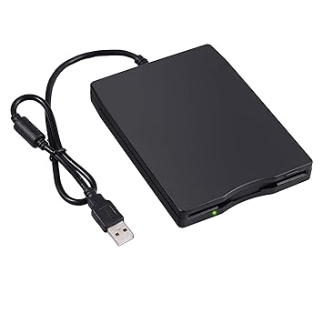 Neoteck USB-Diskette 3,5 Zoll 1,44 MB FDD-Diskettenlaufwerk Externer tragbarer USB-Diskettenleser Plug-and-Play für Laptop-PC