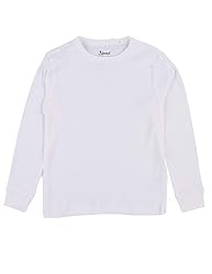 Leveret Long Sleeve Solid T-Shirt 100% Cotton