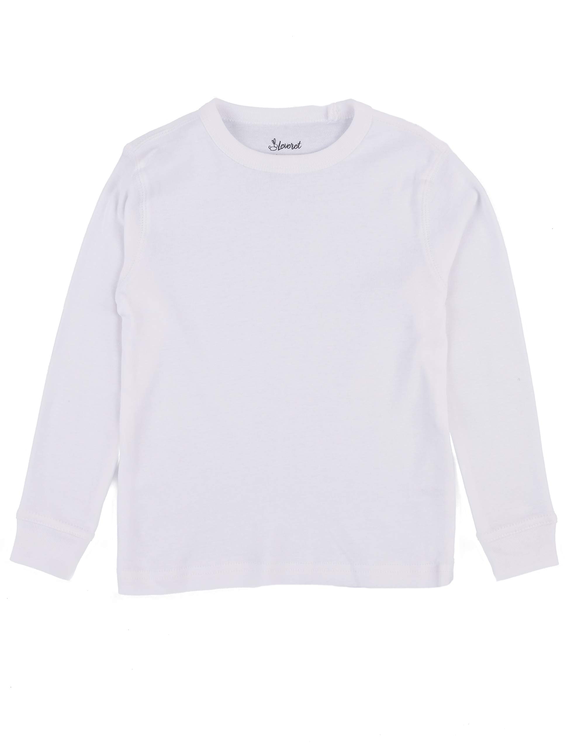 Leveret Long Sleeve Solid T-Shirt 100% Cotton