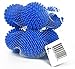 Black Duck Brand Dryer Balls 4 Packs of Blue- Reusable Dryer Balls Replace Laundry Drying Fabric Softener and Saves You Money