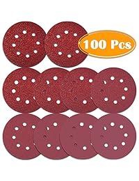 paxcoo 100 piezas de 5 pulgadas 8 agujeros discos