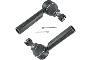 TRQ Front Outer Tie Rod Set 2 Piece Compatible with 2003-2009 Lexus GX470 03-09 Toyota 4Runner 07-09 FJ Cruiser