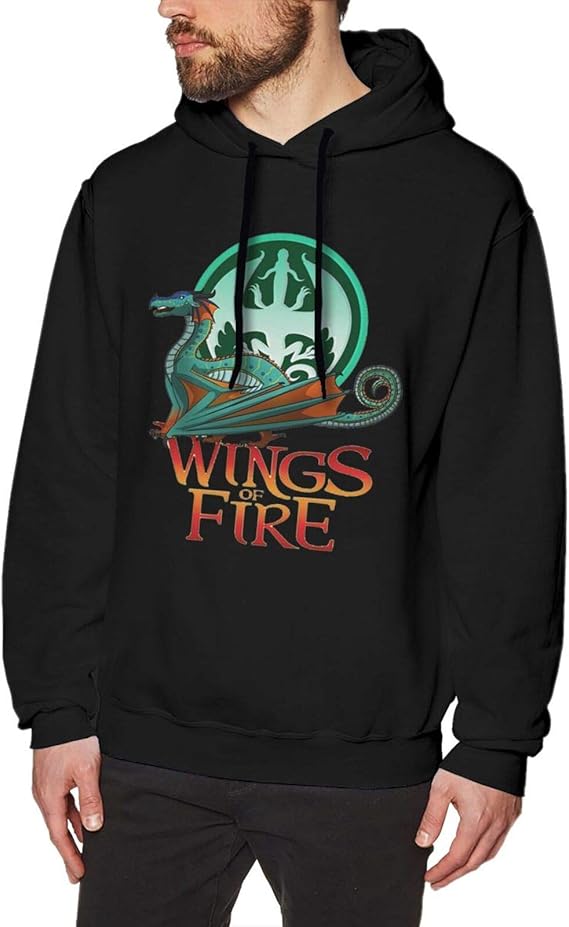 Wings of Fire Hoodie Sweatshirt Mens Cotton Long Sleeve Pullover