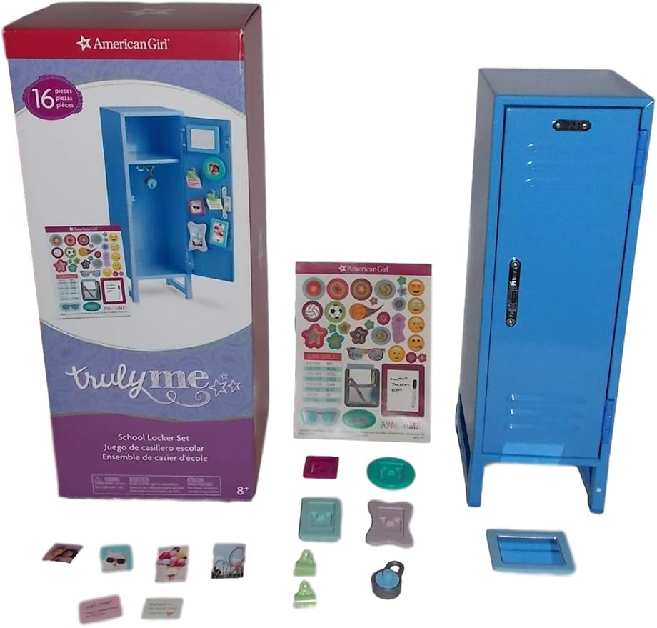 american girl doll green locker